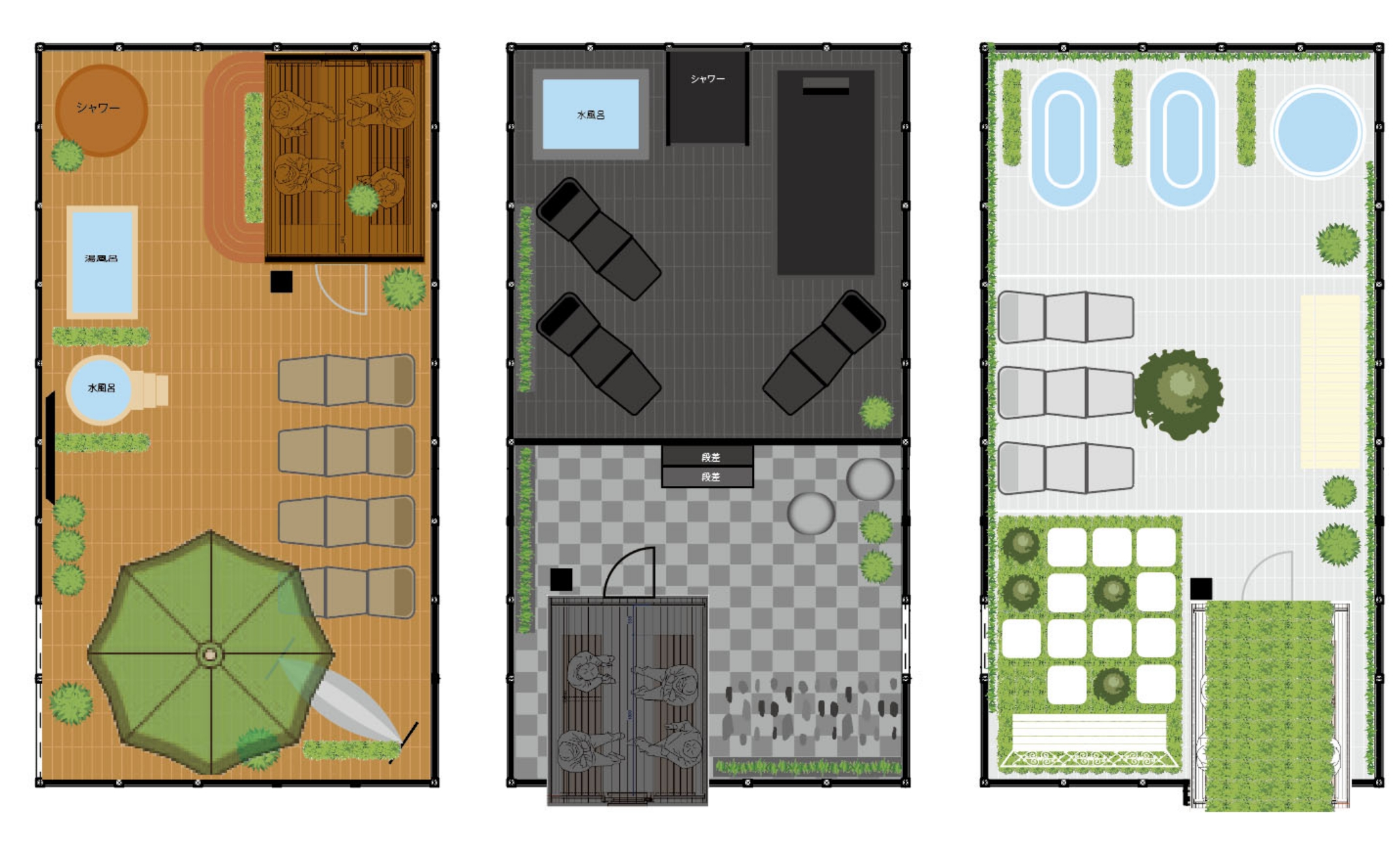 ととの場のレイアウト